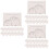 45Pièces Cartes Nail Art Présentation Papier Lisse Multiples 6
