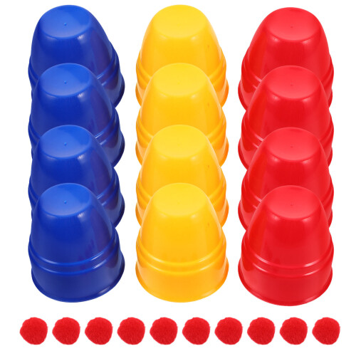 20Sets Plastic Magic Bekers En Gebreide Ballen Kinder Accessoires 1