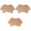 300Pièces Papier Cuisson Parchment Khaki Résistant Four Friteuse 4