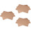 300Pièces Papier Cuisson Parchment Khaki Résistant Four Friteuse 7