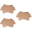 300Pièces Papier Cuisson Parchment Khaki Résistant Four Friteuse 8