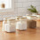 (Off white) Sealed Spice Jars with Leak-Proof Lid 1