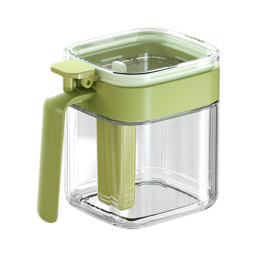 (Warm green) Sealed Spice Jars with Leak-Proof Lid 2