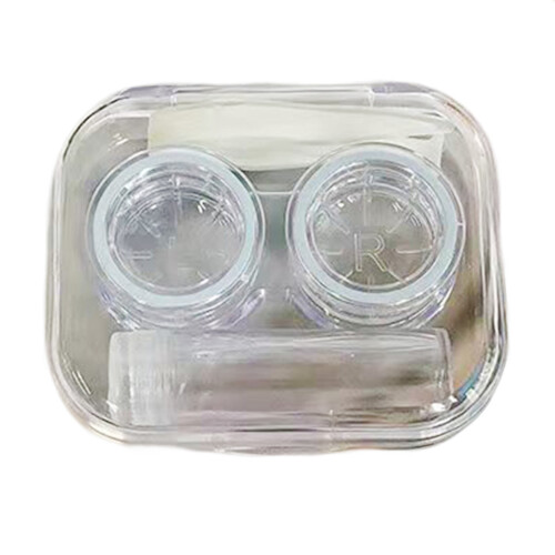 (Bluish Green) Leak-Proof Contact Lens Case Kit 1