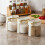 (Off white) Sealed Spice Jars with Leak-Proof Lid 2