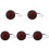 5Pièces Stop Pratiques Plastique Métal Couleurs Diverses 2