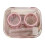 (Pink) Leak-Proof Contact Lens Case Kit 2