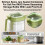 (Warm green) Sealed Spice Jars with Leak-Proof Lid 5