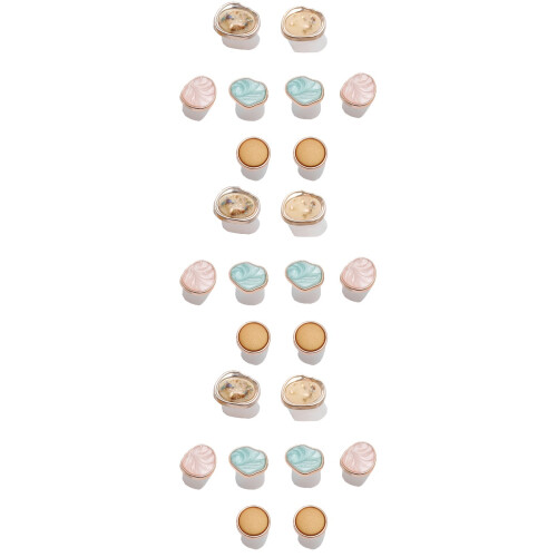 3Ensembles Accessoires Nail Art Silicone Colorés Séparateurs Doigts 2
