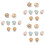 3Ensembles Accessoires Nail Art Silicone Colorés Séparateurs Doigts 5