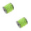 2Rolls Sturdy Green Resin Bead String for Craft and Home Decor 7
