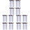 12Pièces Sourcils 6D Imitation Poils Marron Waterproof Pour 2