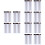 12Pièces Sourcils 6D Imitation Poils Marron Waterproof Pour 6