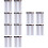 12Pièces Sourcils 6D Imitation Poils Marron Waterproof Pour 7
