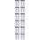 12Pièces Sourcils 6D Imitation Poils Marron Waterproof Pour 8