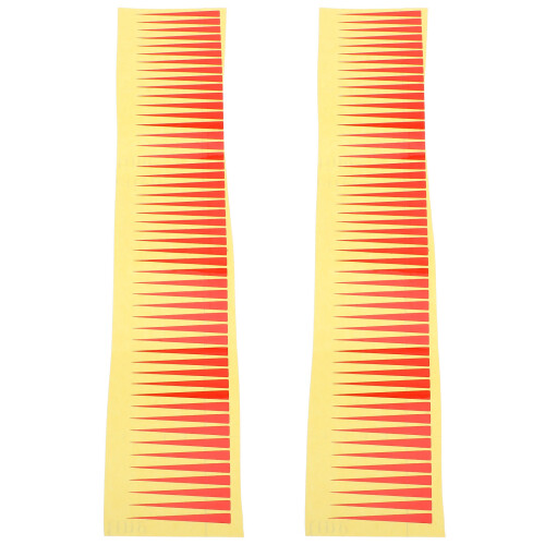 2Pièces Stickers Flèches Réfléchissants Rouge Pour Manomètre Étanche 2