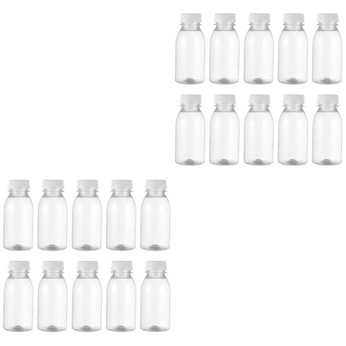 20Pièces Contenants Transparents Pour Lait Jus 2