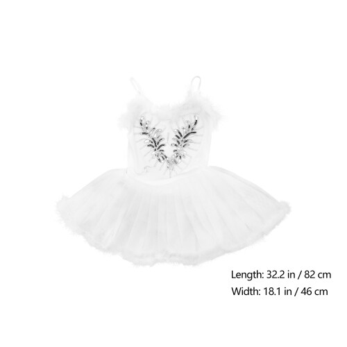 Wit Ballet Tutu Jurk Met LED-Licht Vrouwen En 1