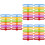 36Pièces Marqueurs Verres En Silicone Multicolores Pour Vin 6