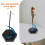 Support Serpent En Plastique Pour Figurines À 7
