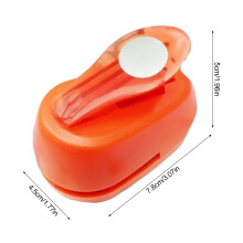 (Orange Garden, 7.8 x 4.5 x 5cm) DIY Zinc Alloy Stamp Embosser for Handcrafts