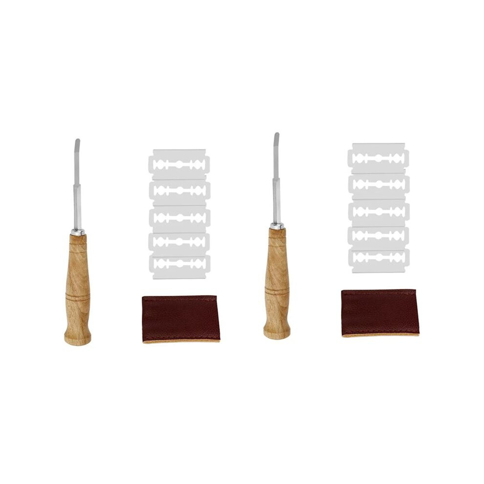 Semoic 2Set Bread Lame Knife,Sourdough Scoring Tool For Bread Making For Homemade Bread - Sourdough Bread Baking Supplies