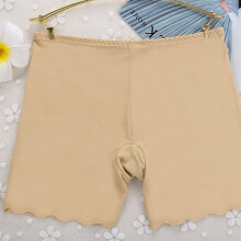 (Nude) Women\'s Seamless Safety Shorts - Anti-Exposure Leggings