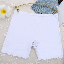 (White) Women\'s Seamless Safety Shorts - Anti-Exposure Leggings