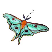 Stained Butterfly Sun Catcher Stain Glass Window Hanging Hanging Butterflies Sun Catcher for Car Butterfly Decorations B