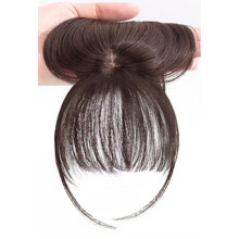(Dark Brown) Party Wig: Thin Air Bangs for Cosplay & Costume