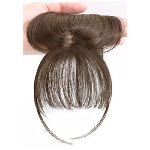 (Light Brown) Party Wig: Thin Air Bangs for Cosplay & Costume