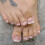 Pink Fake Nails with White Tip, Unbreakable & Stylish 9