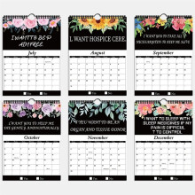 F- I'M Dead, End of Life Planner,I'M Dead Now What Book Planner, Guided Final Arrangements When I'M Gone Calendar 2025