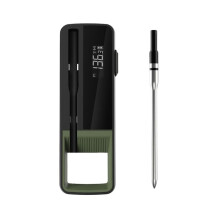 Kabelloses Lebensmittel-Fleischthermometer, Intelligentes Digitales -Grillthermometer für Küche, Backofen, Grill mit 1 Sonde