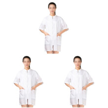 3PiĂšces Tenues Blanches Revers ĂlĂ©gant Unisexe