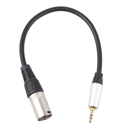 2Pièces Câble Audio 3,5mm Vers Xlr Noir Pour Enceinte Et Microphone 1