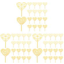 120Pièces Cake Picks Coeur Pour , Mariage Anniversaire