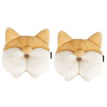 Cute Corgi Car Tissue Box Soft Cartoon Tissue Box Animal Car Tissue Box Napkin Holder