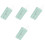 4Ensembles Floss Pick Vert, Distributeur Compact Pour Usage 4