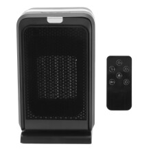 Quiet PTC Ceramic Heater With LED Display, Portable Electric Heater Featuring Tipping Power Off Protection And Digital Thermostat Control For Bedroom
