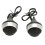 Solid Protection Voice Performance Car Audio Tweeters, 2Pcs High Efficiency Dome Design for Seamless Sound Integration 2