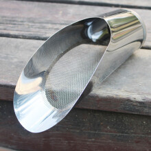 (Small stainless steel cylinder screen shovel) Garden Soil Sieve Shovel for Planting