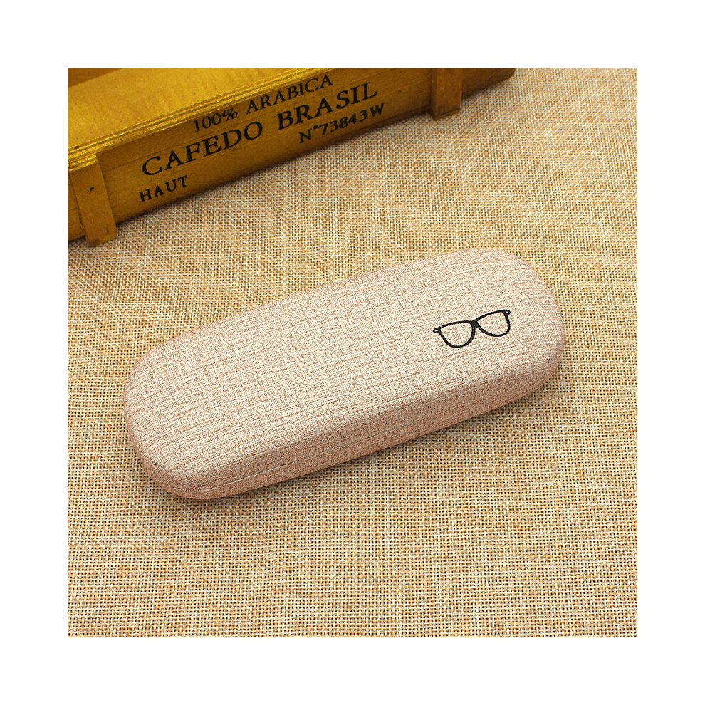 Hue-Grain (Beige) Colorful Hard Sunglasses Case - Eyewear Protector