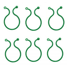 50 StüCk Pflanzendrehklammern, Gartenpflanzen-StüTzklammern, GemüSe, Tomatenranken, Blumenklammern, PflanzenschlöSser für Pflanzen, 5,9 Cm