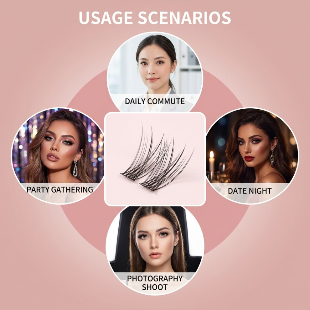 Dachuang Beauty Natural Long Curling False Eyelashes