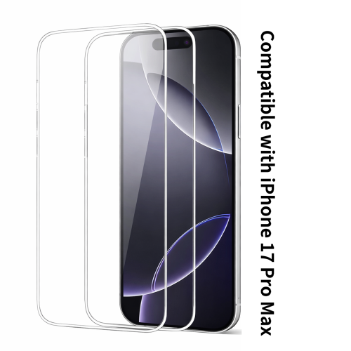 Σκληρυμένο γυαλί iPhone 17 Pro Max 6.9 2 τεμάχια 9H HD ανθεκτικό στις γρατζουνιές