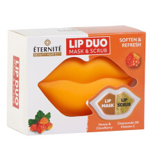 Eternite Lip Duo Mask & Lip Scrub Cloudberry, Chamomile