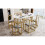 Six-Chair Dining Room Table and Chair Set 4
