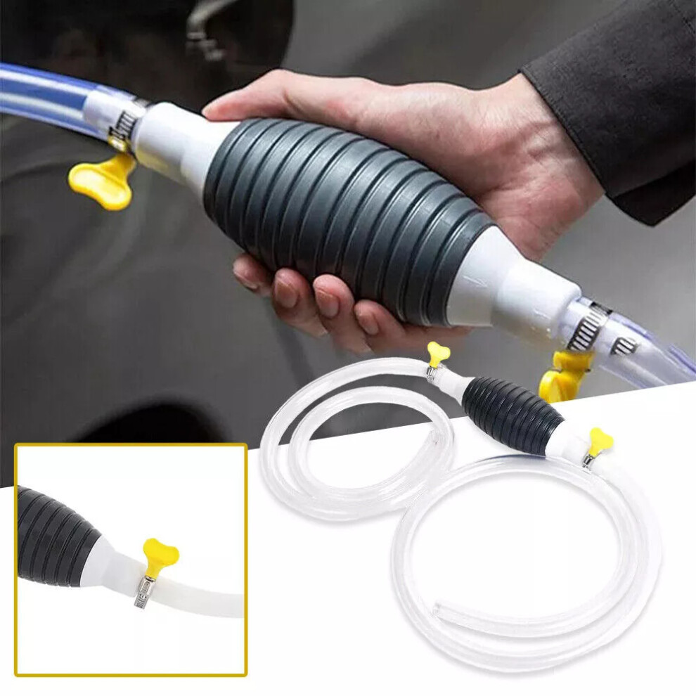 Hand Siphon Pump Petrol Diesel Water Oil Liquid Fuel Transfer Pump 703052545504