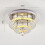 30cm Double-Layer Crystal LED Ceiling Light (30W, 1300lm) - Dimmable with Remote Control 6